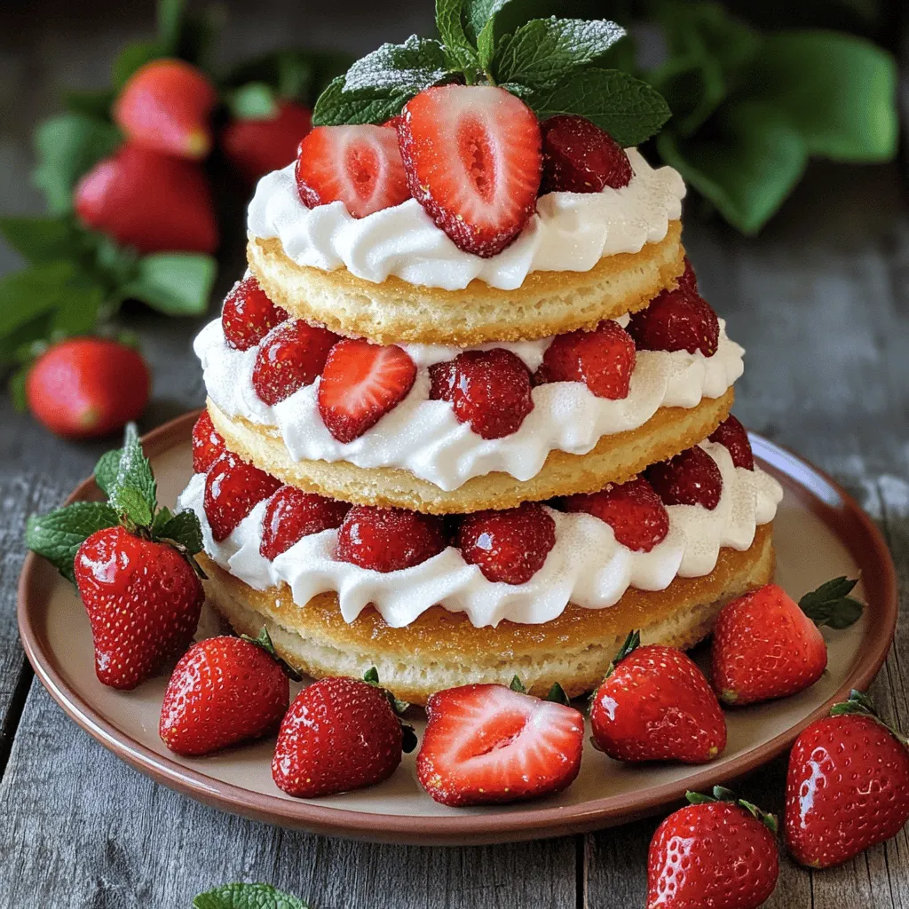 Einfache Erdbeer-Shortcake Leckeres Rezept für Genuss