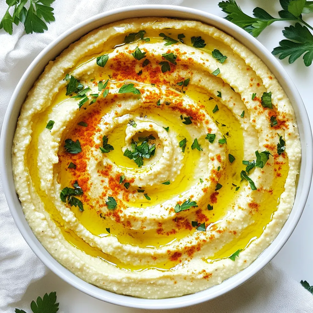 Cremiger gerösteter Knoblauch-Hummus einfach zubereiten