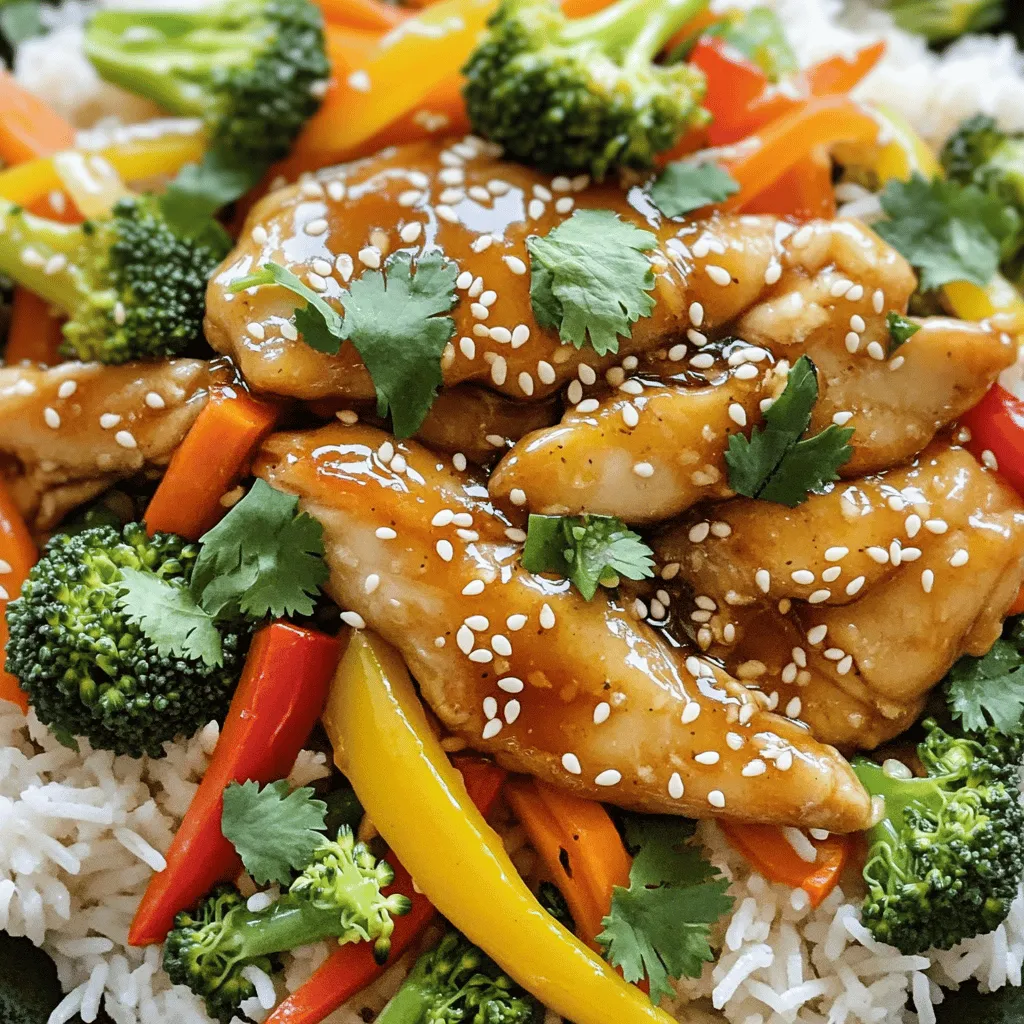 Honig Knoblauch Hühnchen Pfannenmix Einfaches Rezept