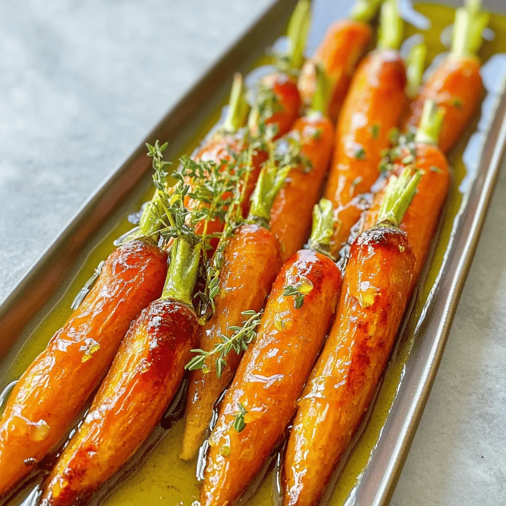 HONEY ROASTED CARROTS Gesunde und köstliche Beilage