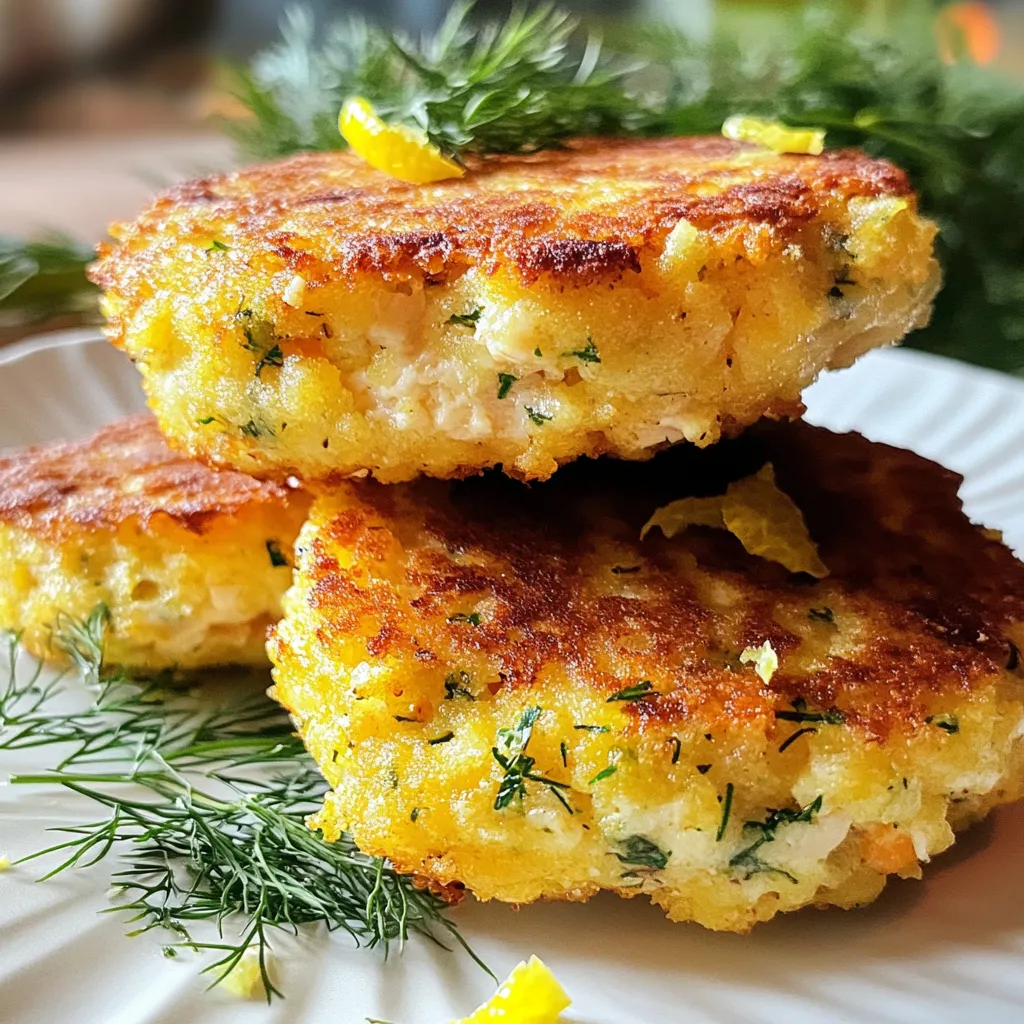 Lemon Dill Salmon Cakes Lecker und Einfach Zubereiten