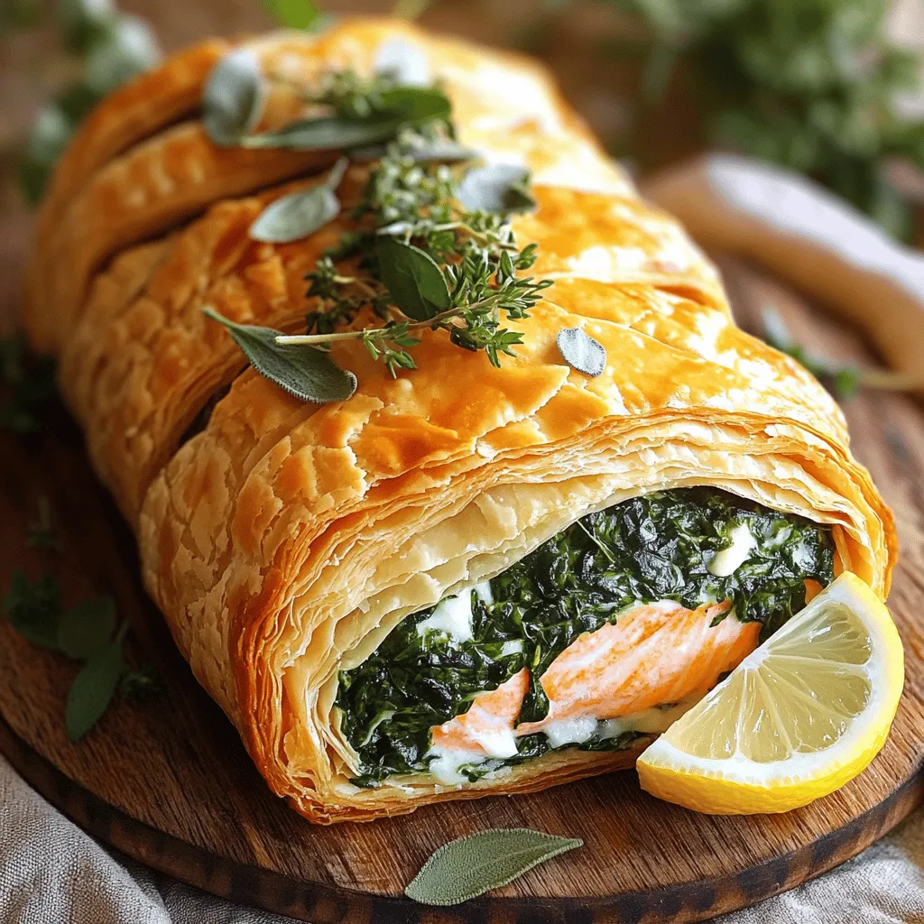 - 500 g Lachsfilet, ohne Haut - 200 g frischer Spinat - 100 g Frischkäse