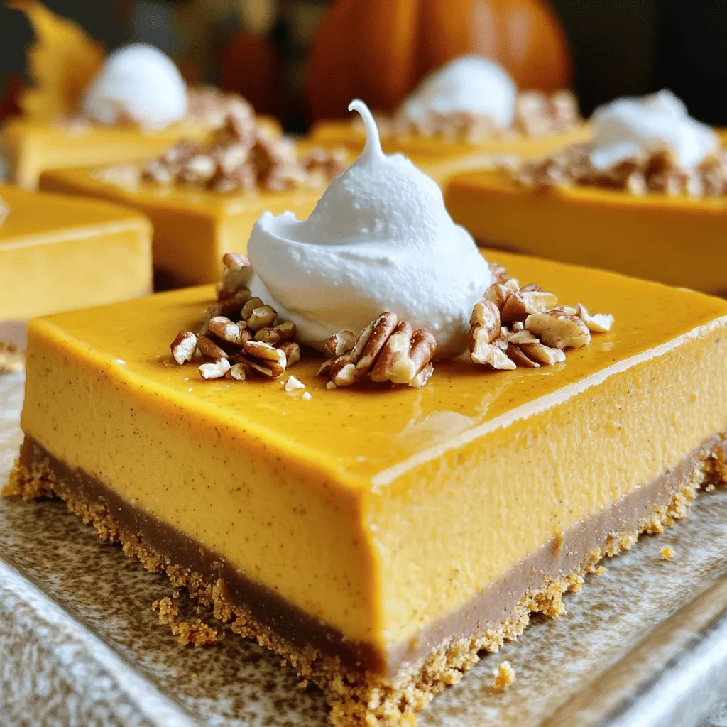 Kürbisgewürz-Cheesecake-Quadrate Einfaches Rezept