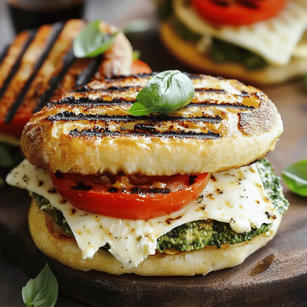 Italienische Grillkäse-Sandwiches köstlich und einfach