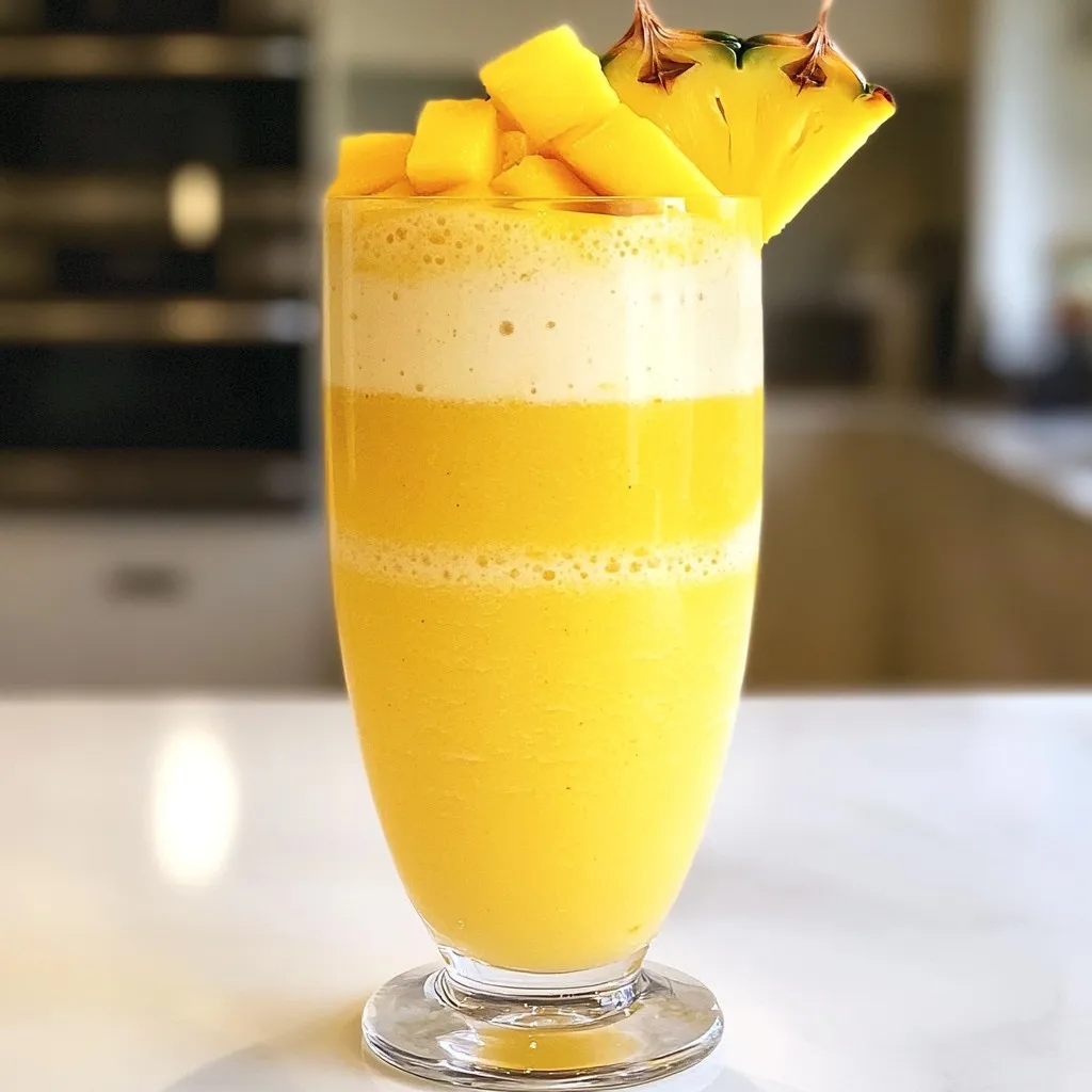 Mango-Ananas-Smoothie Gesunder Genuss für Jeden