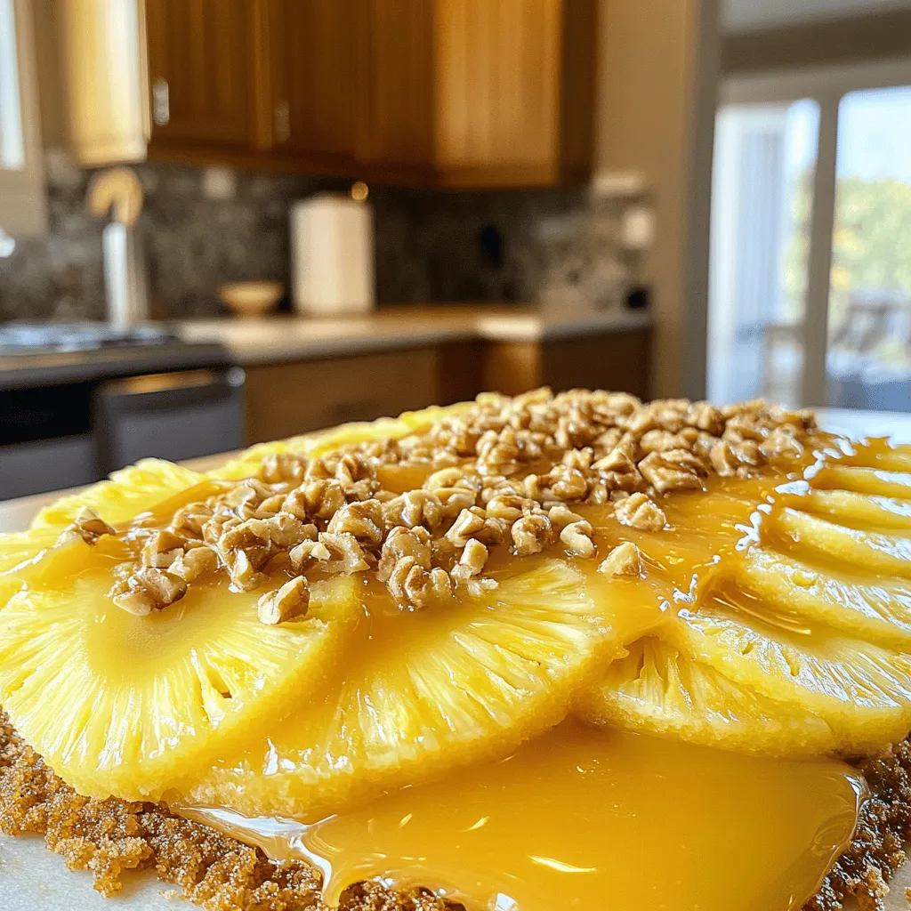 Tropical Delight Pineapple Upside Down Cake Genuss