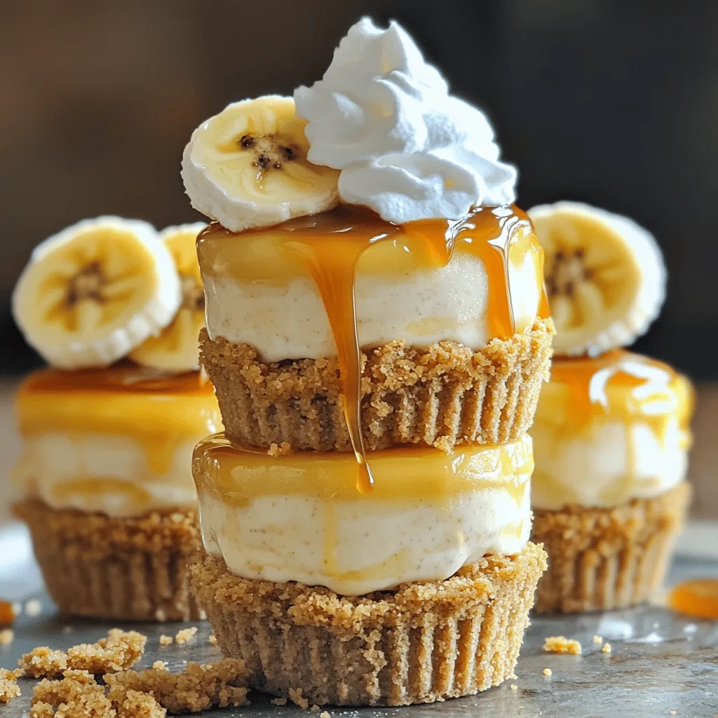 In diesem Rezept für Mini-Bananen-Cheesecakes brauchst du folgende Zutaten:
