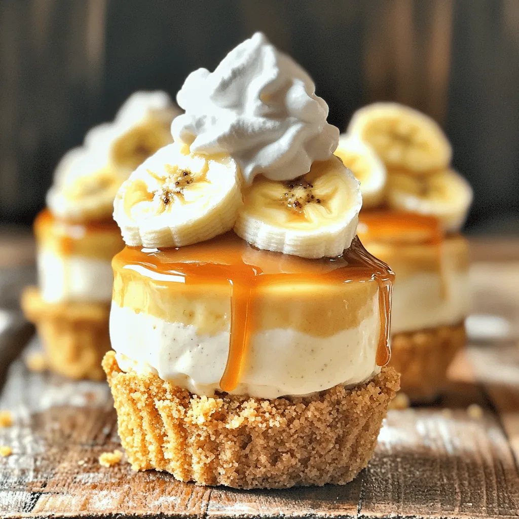 Irresistible Mini Banana Pudding Cheesecakes Rezept