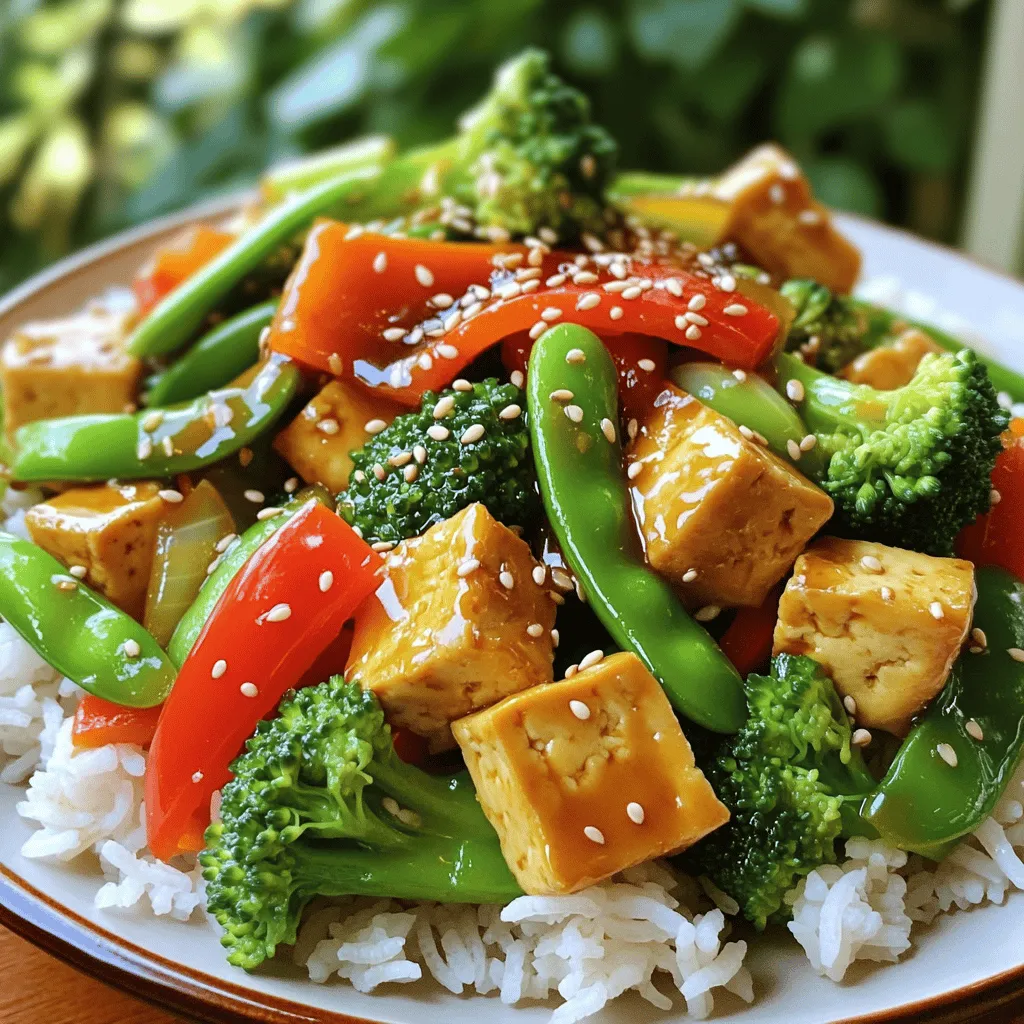 Teriyaki Tofu Stir Fry Schmackhaftes Rezept Einfach