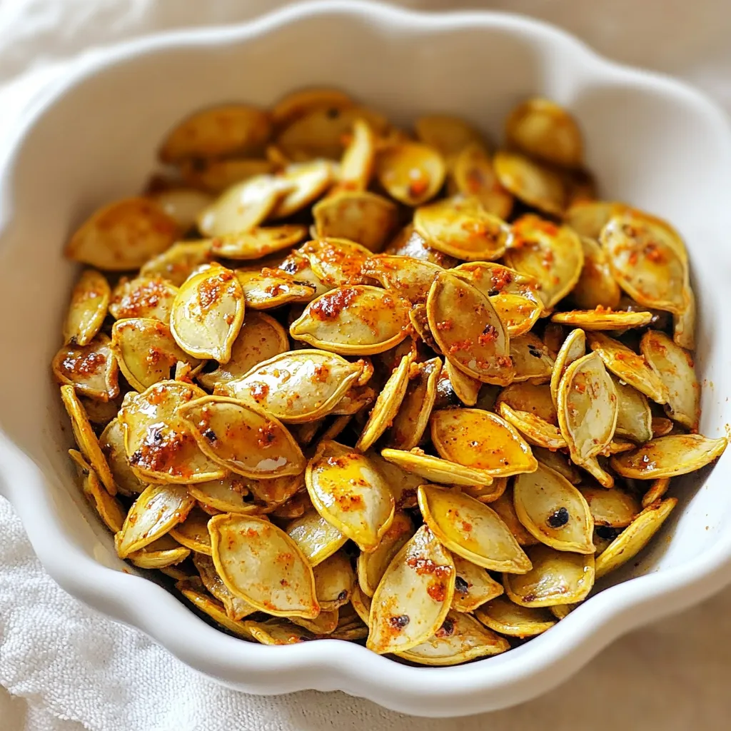Spicy Roasted Pumpkin Seeds Knuspriger Snack Genuss