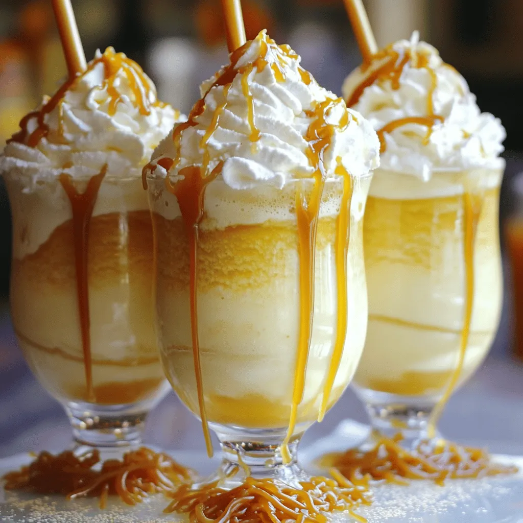 Wie man eine köstliche Karamell-Custard-Frappe macht