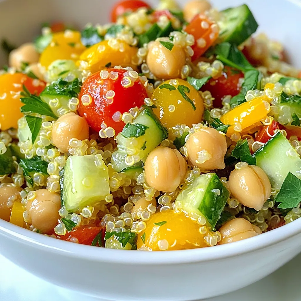 Zesty Citrus Herb Quinoa Salad Frisch und Gesund