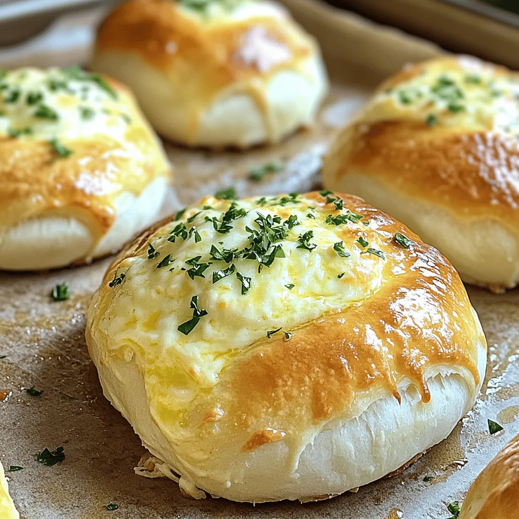 Pillsbury Biscuit Garlic Butter Cheese Bombs Rezept