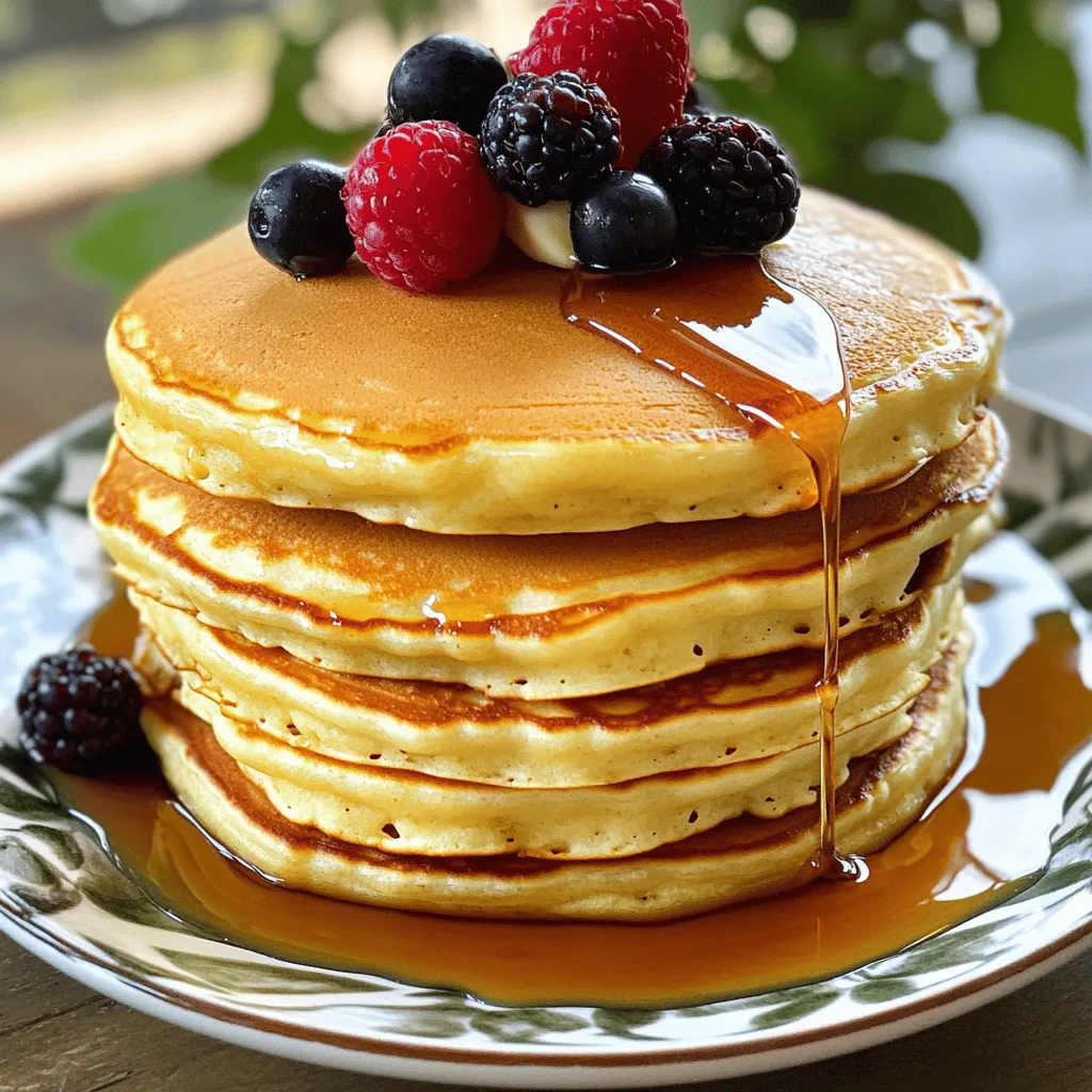 Classic Buttermilk Pancakes Fluffig und Lecker Rezept