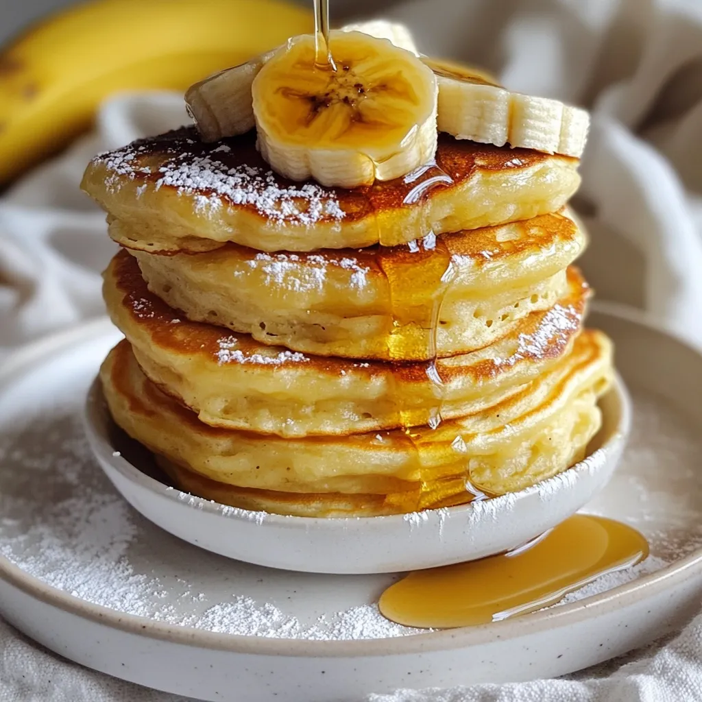 Karamellisierte Bananen-Pfannkuchen Dippers Rezept lecker