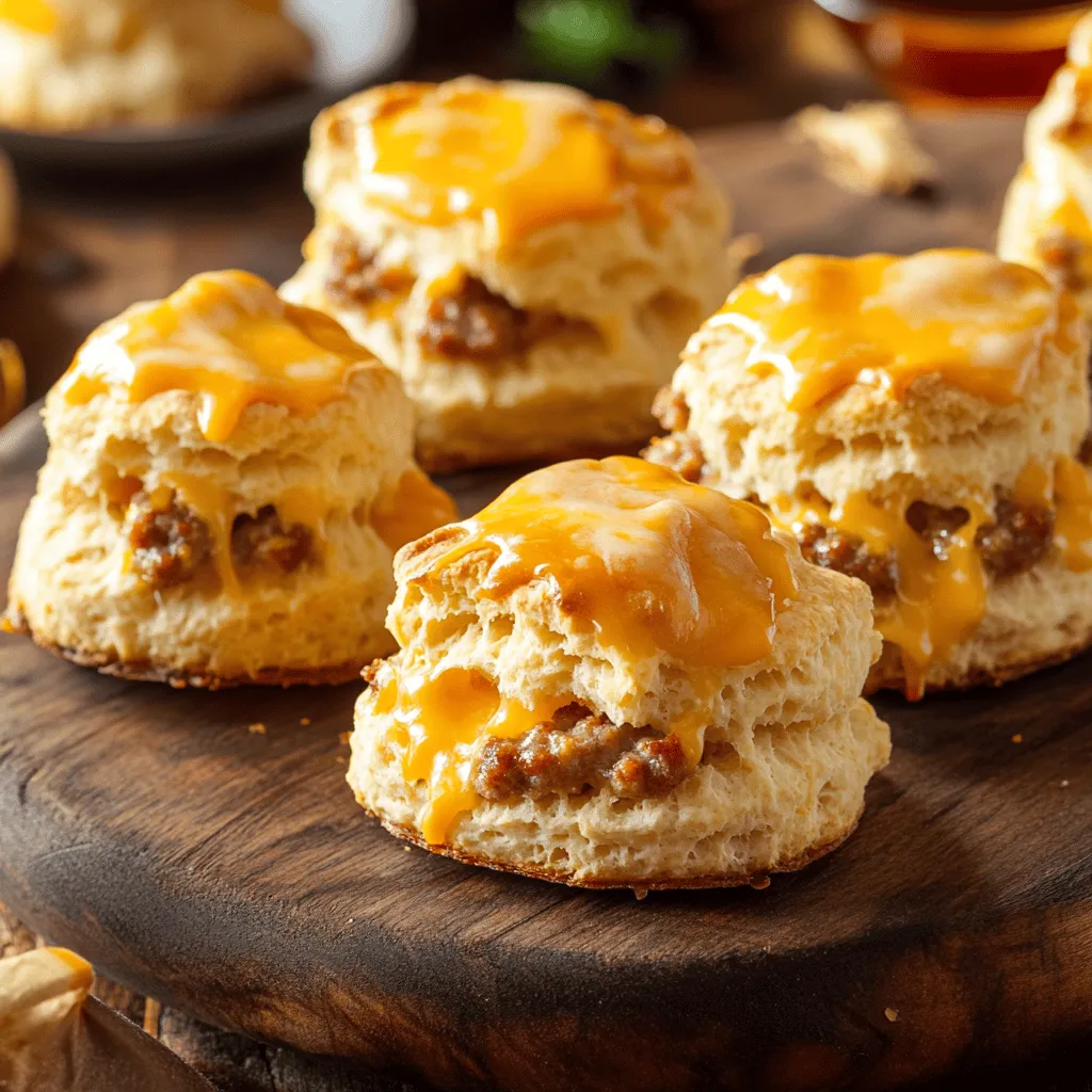 Cheesy Sausage Biscuits Knusprige Genussmomente