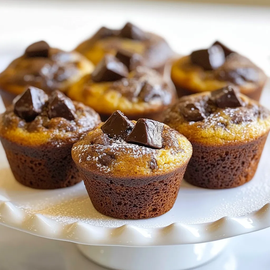 Schokoladenstückchen-Bananenmuffins leckere Verführung