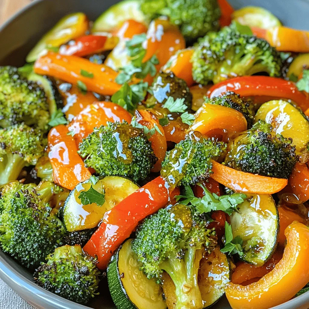 Honig Knoblauch Röstgemüse Einfaches Rezept für alle