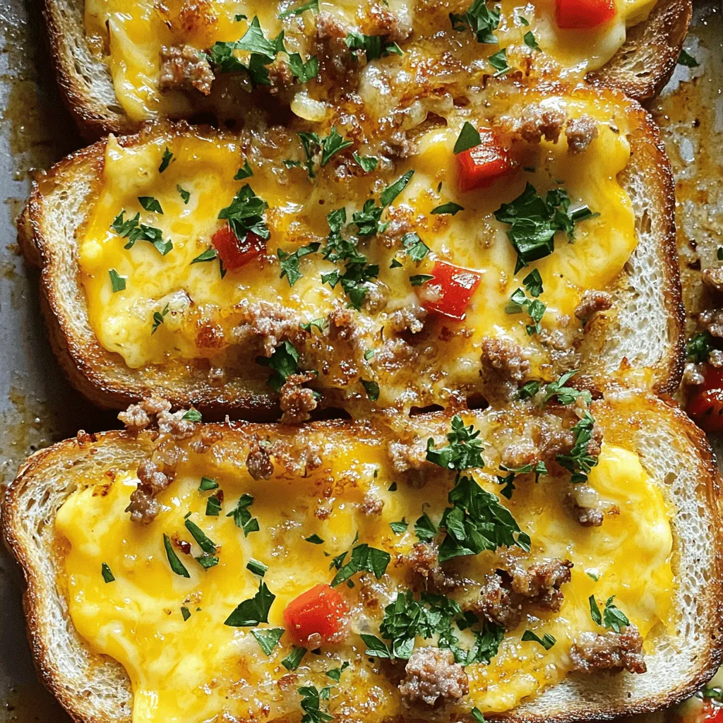 Sausage, Egg and Cheese Casserole Einfache Rezeptideen