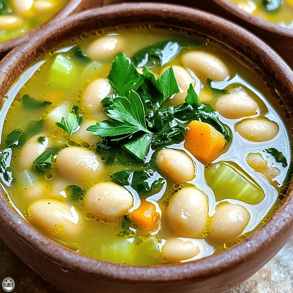 Toskanische Weiße Bohnensuppe Herzhaft und Einladend