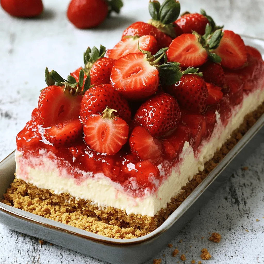 Erdbeer-Cheesecake-Eiskuchen für heiße Tage geniessen