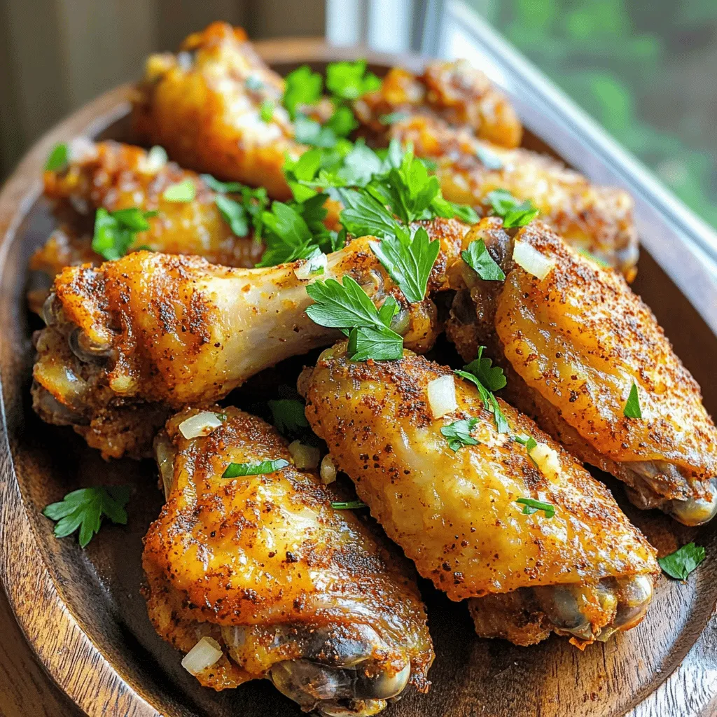 Knusprige Air Fryer Hähnchenflügel Einfaches Rezept