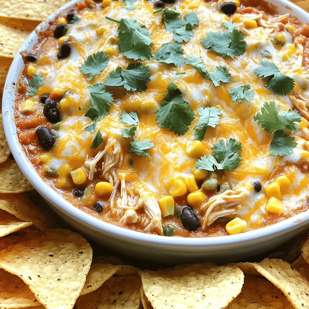 Loaded Chicken Nacho Dip Köstlicher Party-Snack