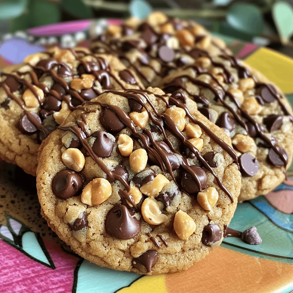 Erdnussbutter Chocolate Chip Cookies einfache Köstlichkeit
