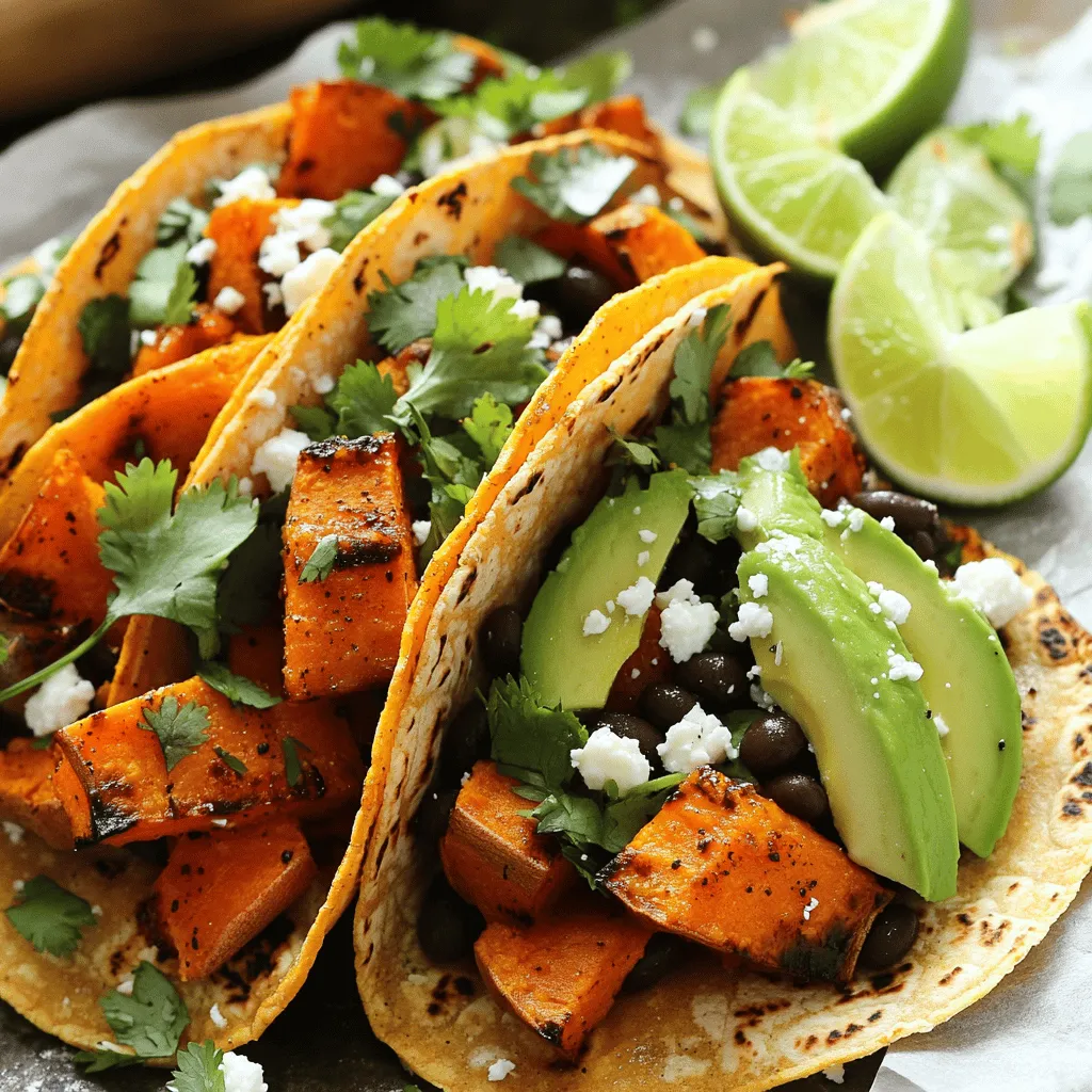 Spicy Chipotle Sweet Potato Tacos Einfach und Lecker