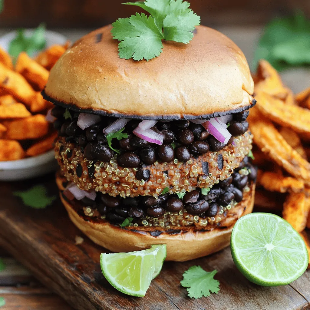 Chipotle Lime Black Bean Burgers köstlich und einfach