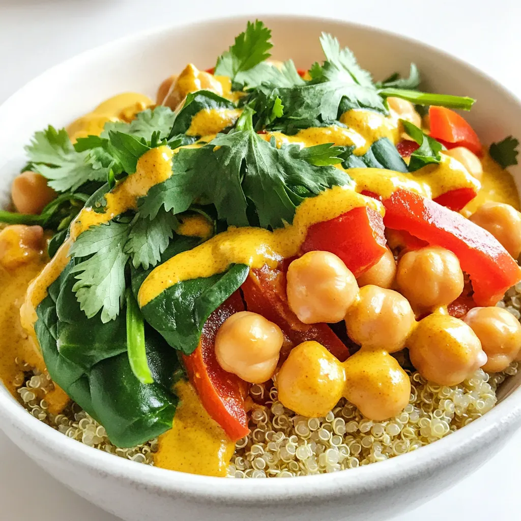 Kokos-Curry-Kichererbsenschalen 30 Minuten Rezept