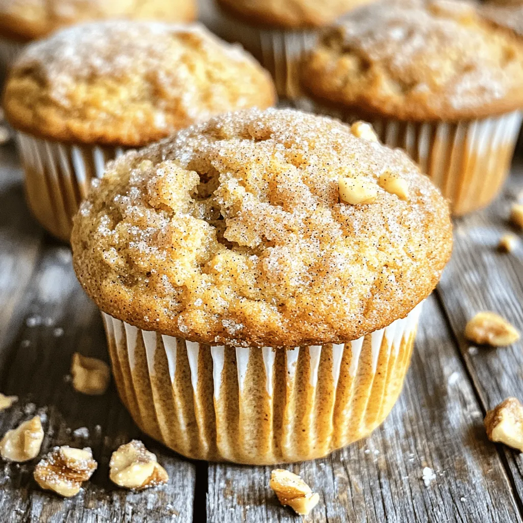 Cinnamon Sugar Banana Bread Muffins Einfaches Rezept