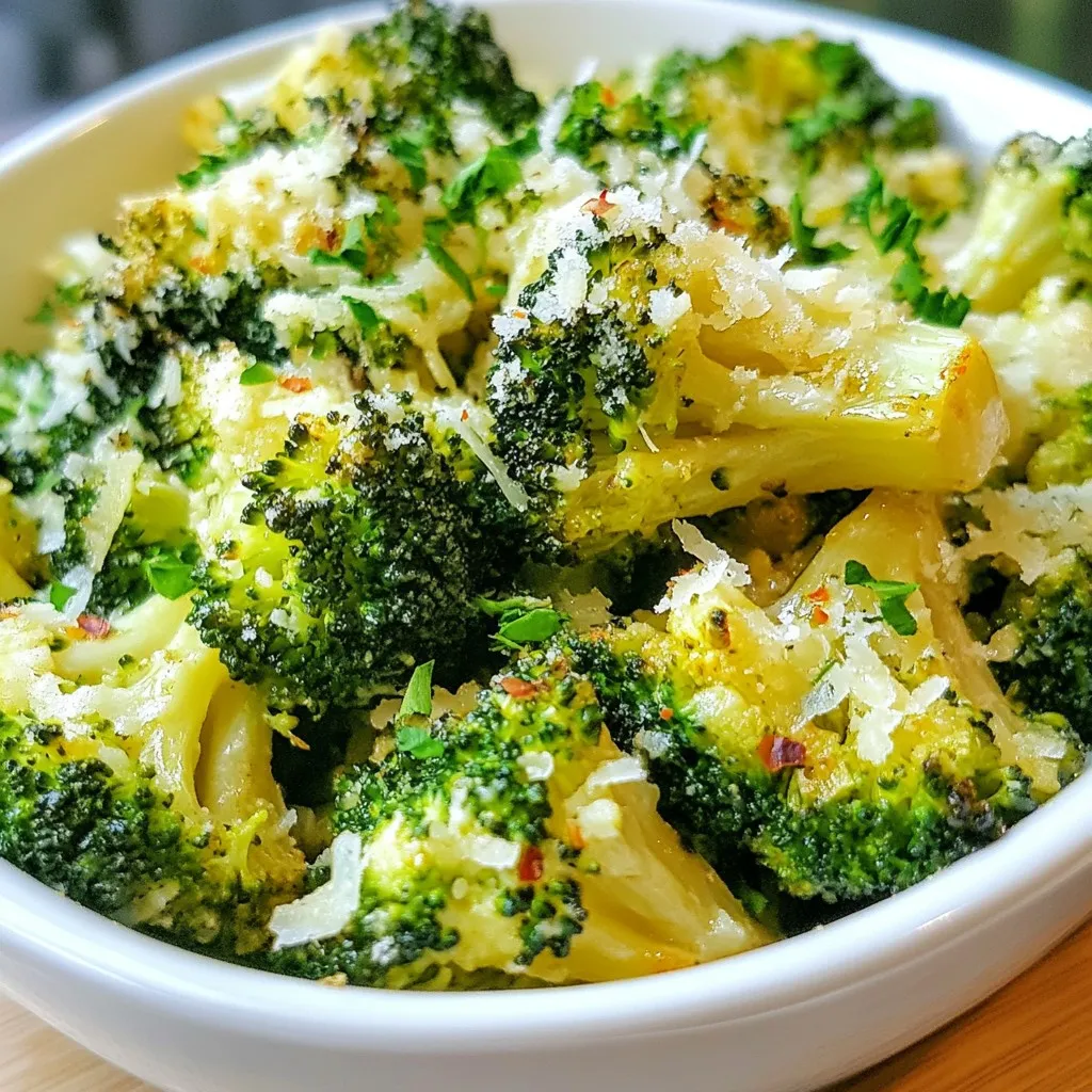 Zitronen-Knoblauch gerösteter Brokkoli Einfaches Rezept