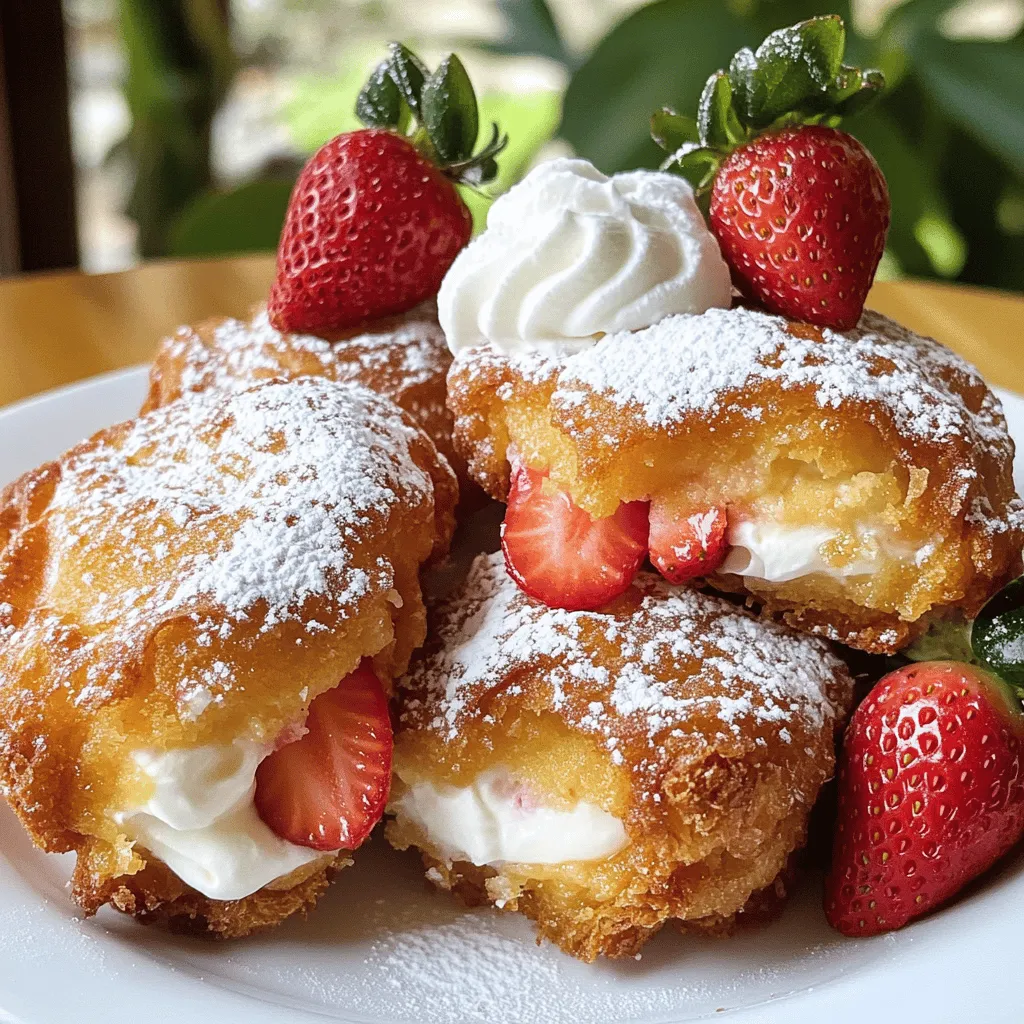 - 8 Scheiben Weißbrot - 200 g Frischkäse, weich - 50 g Puderzucker - 1 Teelöffel Vanilleextrakt - 200 g frische Erdbeeren, gewaschen und in Scheiben geschnitten