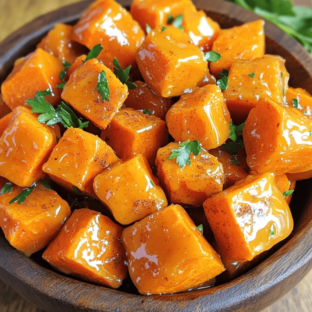 Air Fryer Maple Glazed Sweet Potato Cubes Köstlich Bereiten