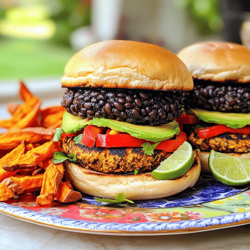 Spicy Black Bean Burgers Einfache und leckere Variante