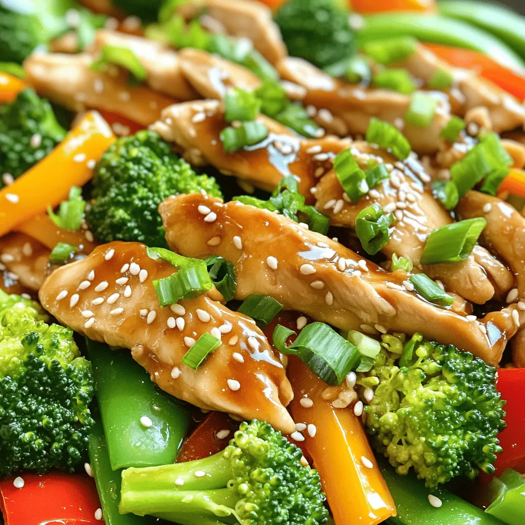 Teriyaki Chicken Stir Fry Lecker und Schnell Zubereitet
