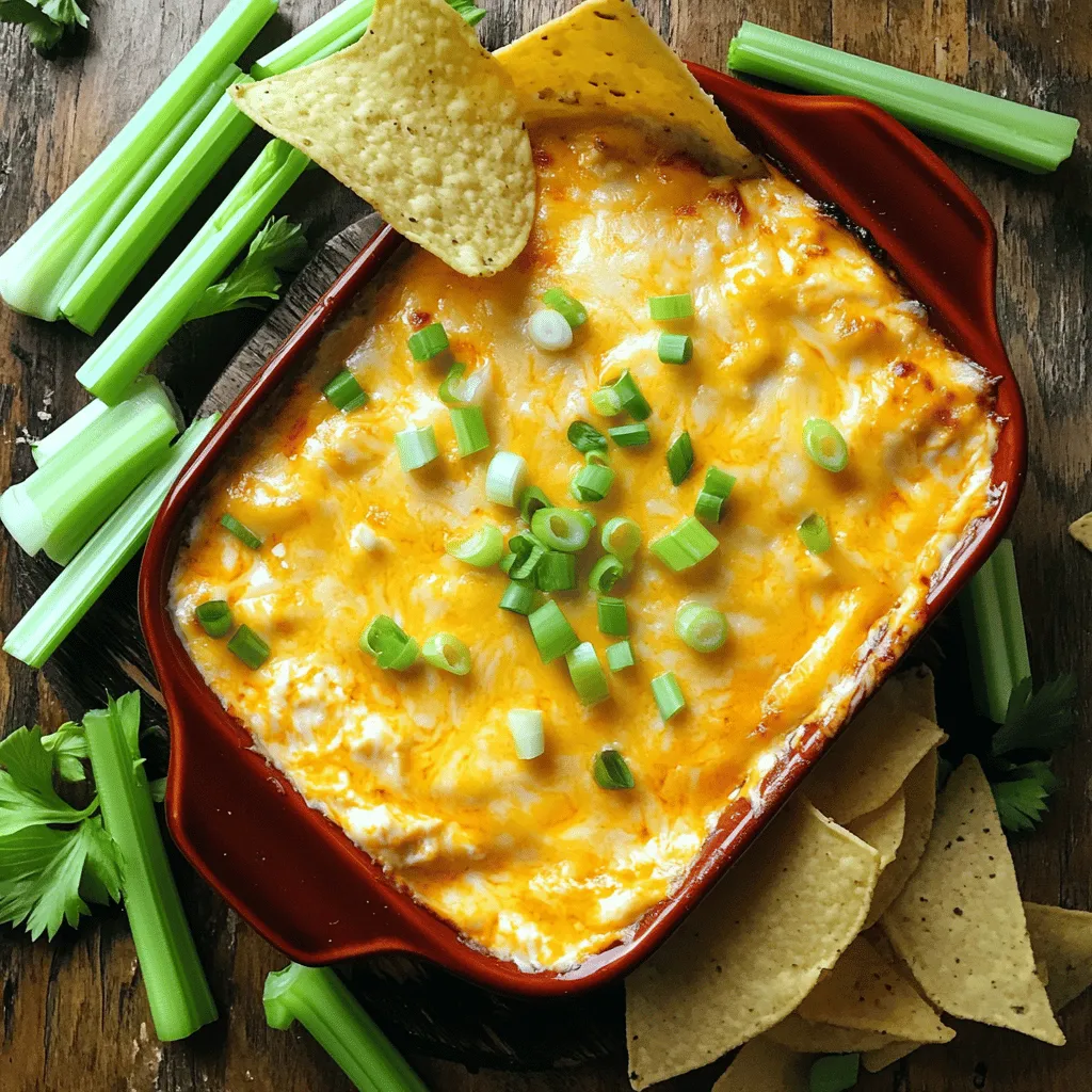 Creamy Buffalo Chicken Dip Einfaches Rezept für Genuss
