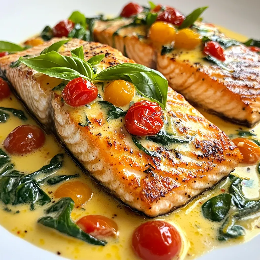Cremiger toskanischer Lachs Einfaches und schnelles Rezept