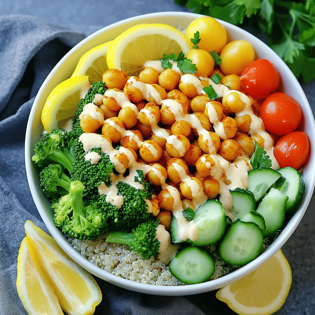 Marokkanische Spiced Chickpea Bowl Voller Geschmack
