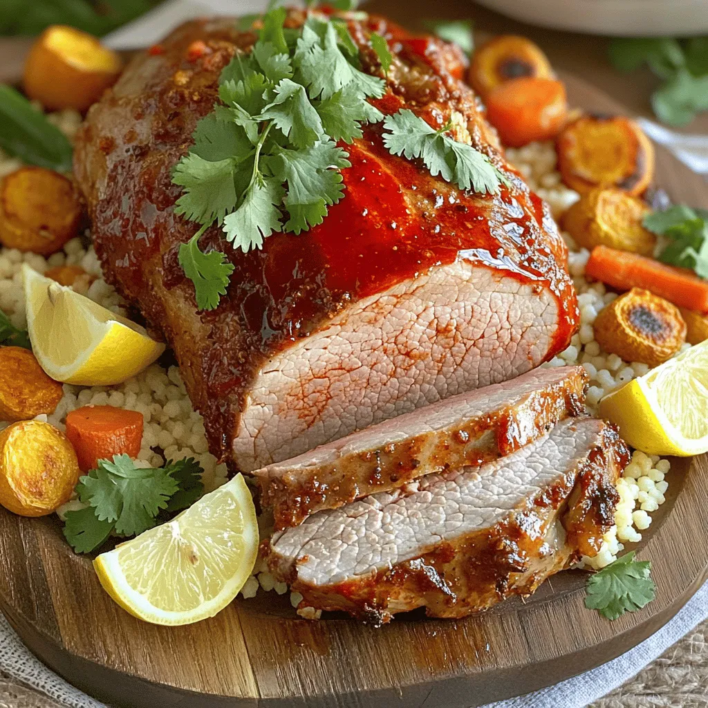 Spicy Harissa Roasted Pork Tenderloin Einfaches Rezept