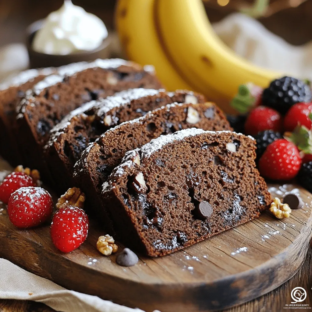 Schmackhaftes Chocolate Chip Banana Bread Rezept