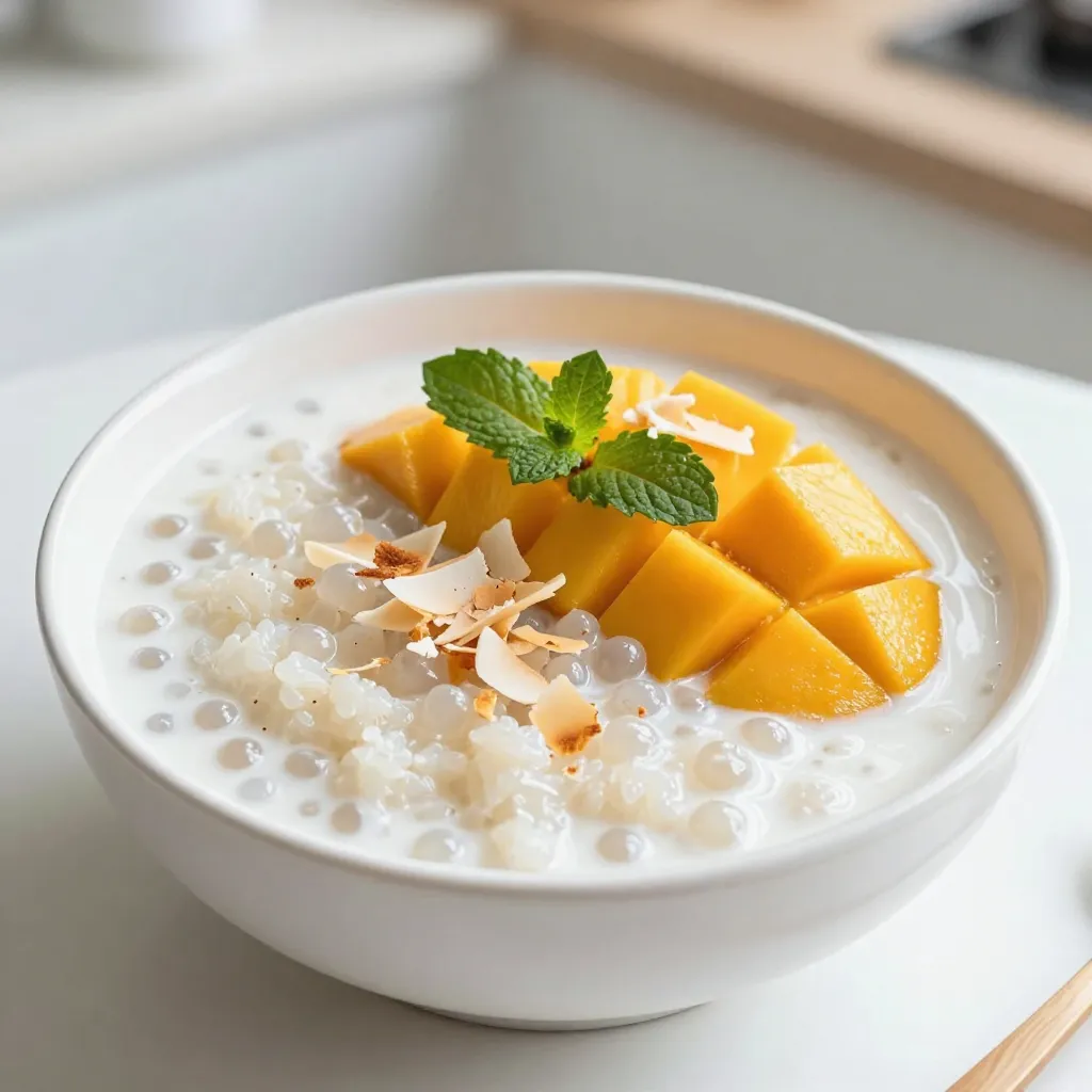 Mango Coconut Rice Pudding Himmlischer Genuss Pur