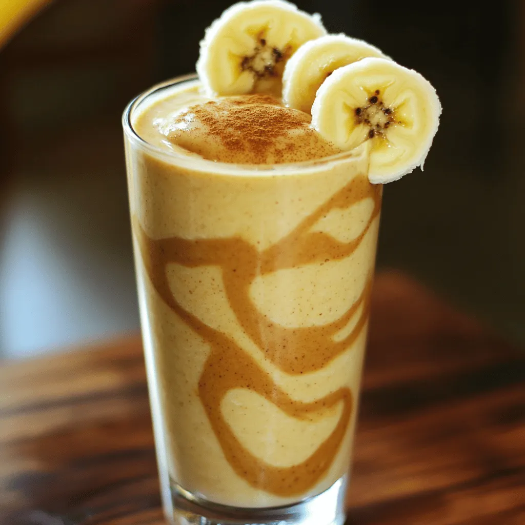 Peanut Butter Banana Smoothie Cremig und Nährend