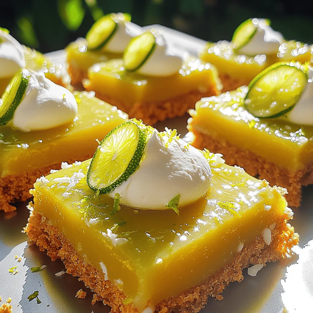 Key Lime Pie Bars Frisch und Einfach Zubereitet