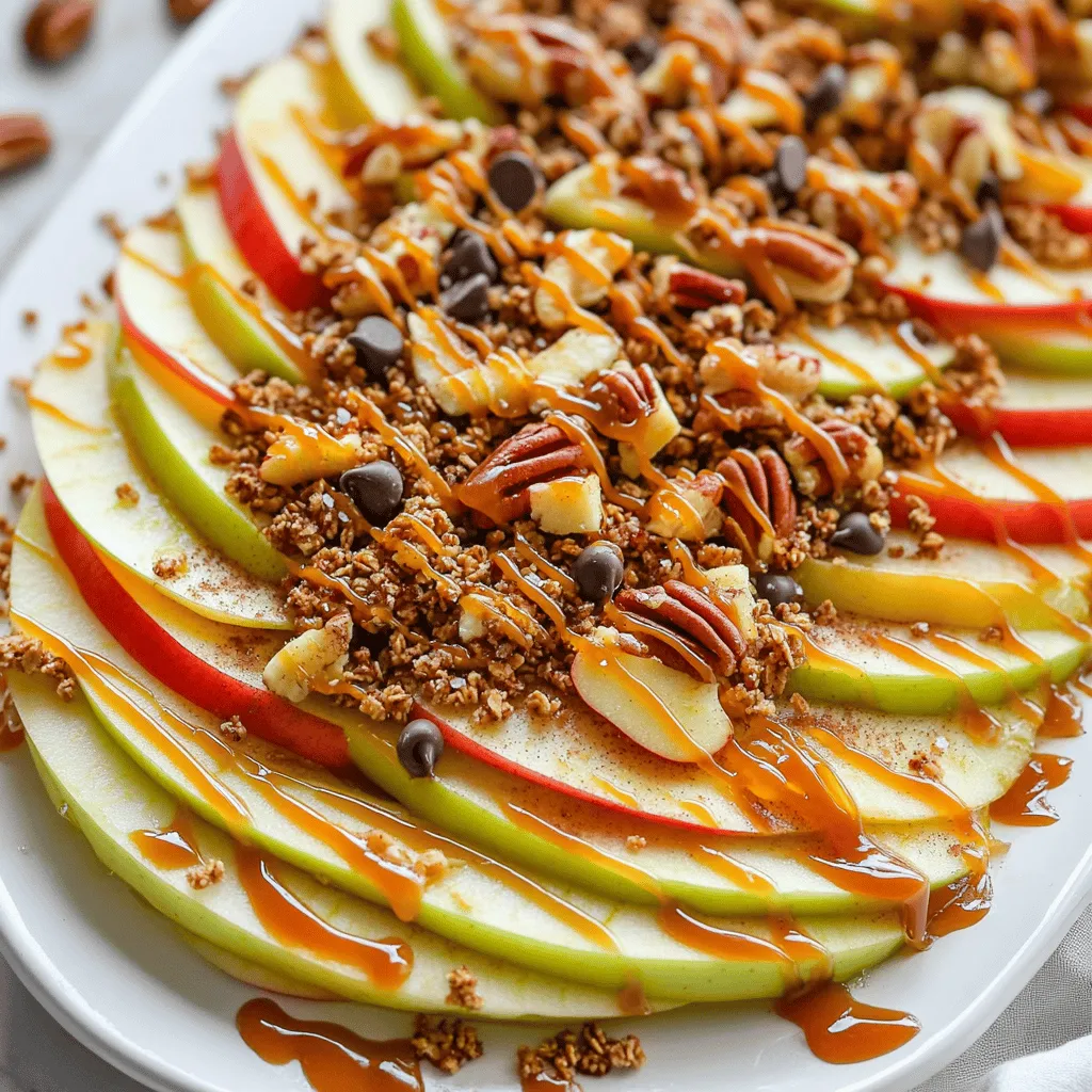 Karamell-Apfel-Nachos Genuss für jede Gelegenheit