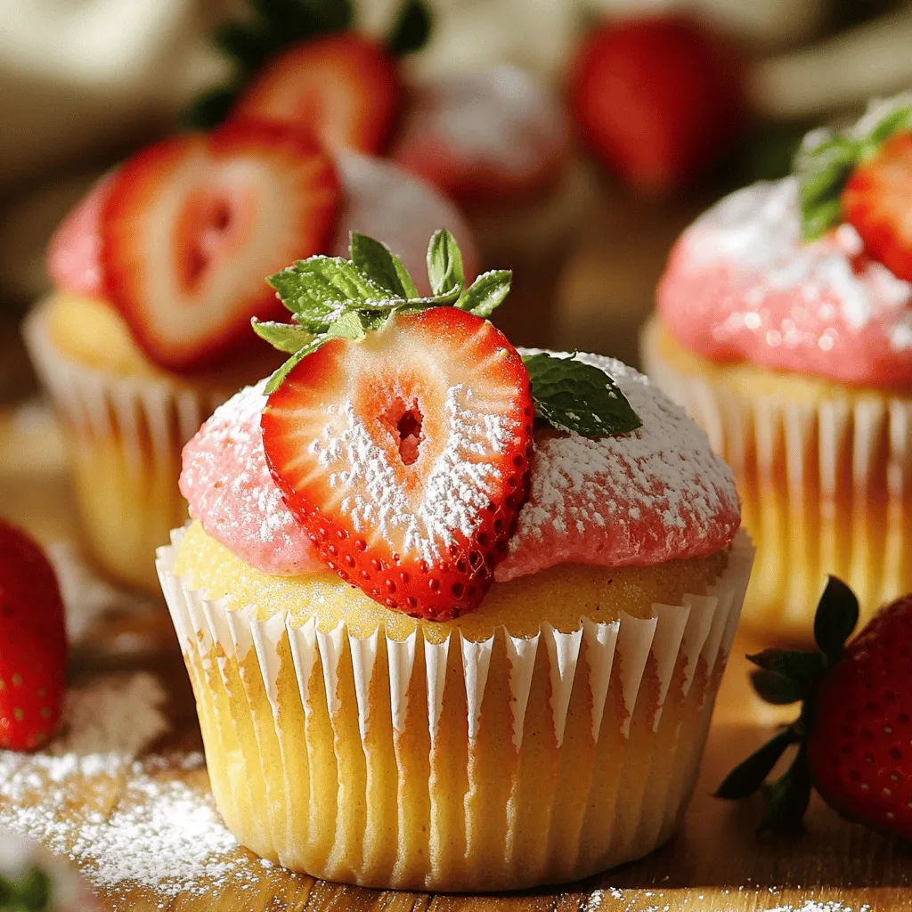 - 1 ½ Tassen Mehl - 1 Tasse Zucker - ½ Tasse weiche Butter - 2 große Eier - 1 Tasse frische Erdbeeren, püriert