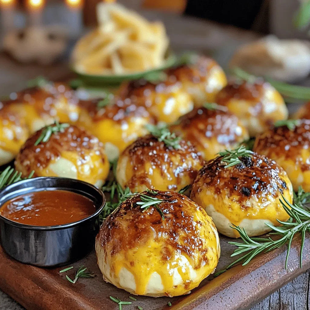 Um köstliche käsegefüllte Fleischbällchen zu machen, brauchst du einige einfache Zutaten. Du benötigst 500 g Rinderhackfleisch. Dann 100 g gewürzten Frischkäse und 80 g geriebenen Cheddar-Käse. Eine kleine Zwiebel, zwei gehackte Knoblauchzehen, ein Ei und 100 g Semmelbrösel sind ebenfalls wichtig. Vergiss nicht die Gewürze: einen Teelöffel Paprikapulver, einen Teelöffel italienische Gewürze sowie Salz und Pfeffer. Frische Petersilie zum Garnieren rundet das Gericht ab. Optional kannst du auch BBQ-Sauce zum Dippen verwenden.