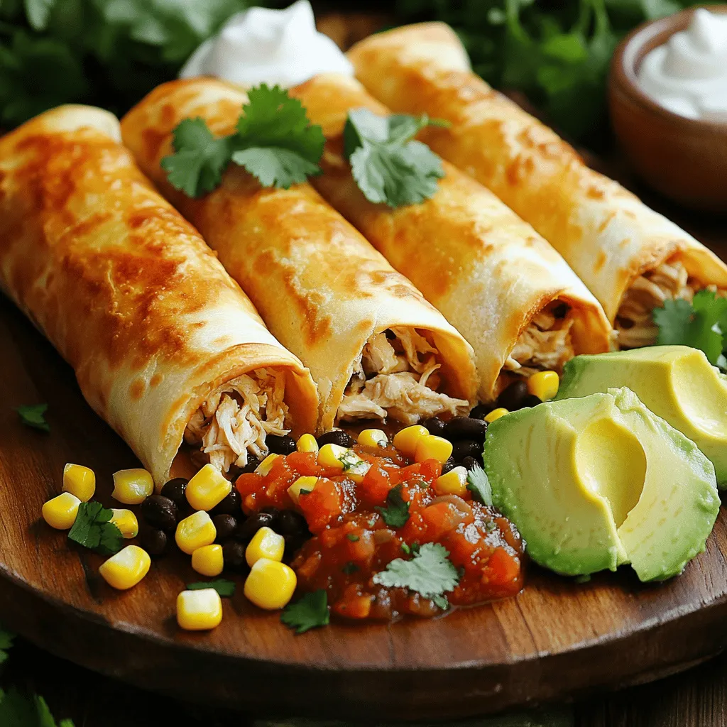 Einfach Baked Chicken Chimichangas Lecker und Schnell
