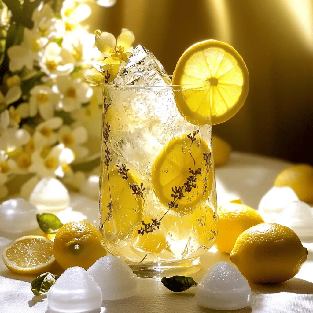 Spritzige Lavendel-Limonade Erfrischend und Einfache Zubereitung
